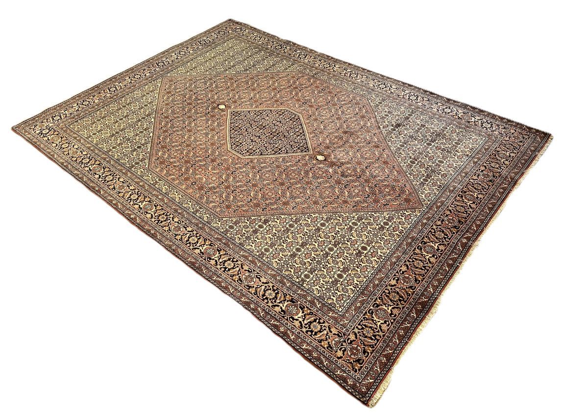 Fine Hand-Knotted Tribal Persian Bidjar Carpet
