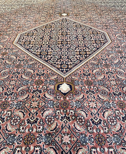 Fine Hand-Knotted Tribal Persian Bidjar Carpet