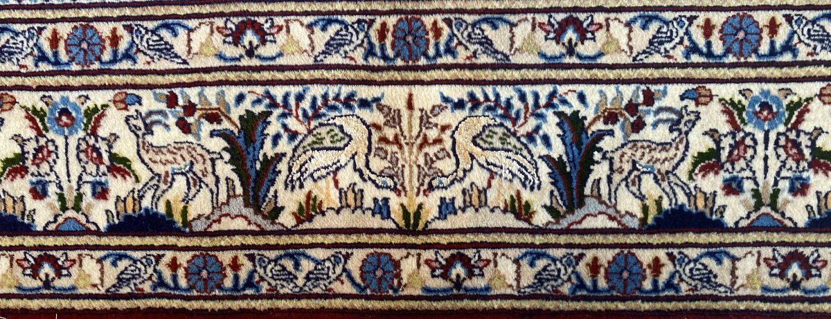 Fine Hand-Knotted Persian Birjand Mood Carpet