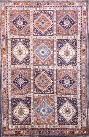 Hand-Knotted Tribal Persian Yallameh Carpet