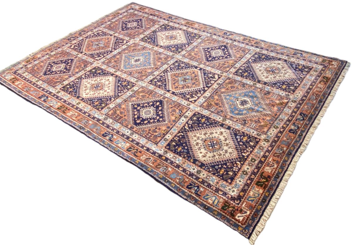 Hand-Knotted Tribal Persian Yallameh Carpet