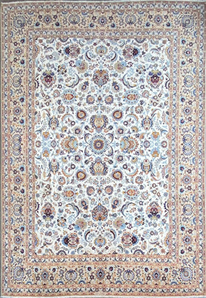 Superfine Hand-knotted Persian Kashan Carpet