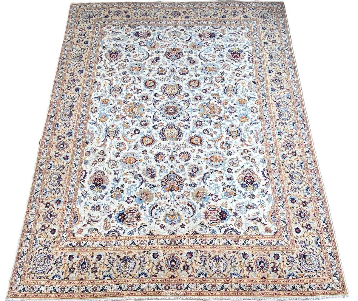 Superfine Hand-knotted Persian Kashan Carpet
