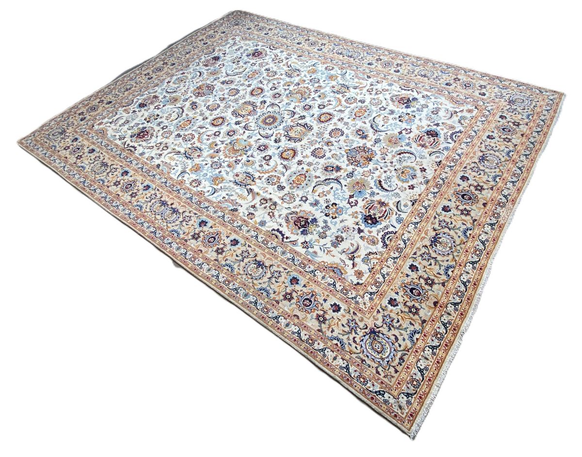 Superfine Hand-knotted Persian Kashan Carpet