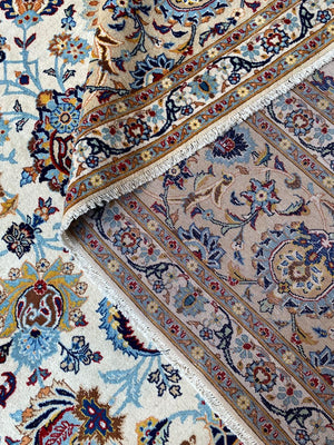Superfine Hand-knotted Persian Kashan Carpet