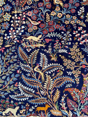 Fine Hand-Knotted Persian Kashan Carpet
