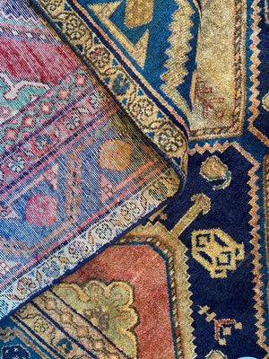Hand-Knotted Tribal Persian Kohi Rug