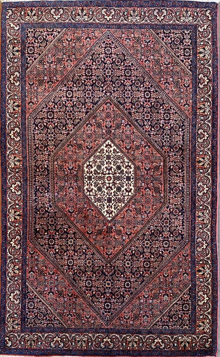 Fine Hand-Knotted Persian Bidjar Boukan Rug