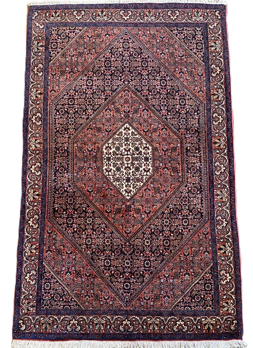 Fine Hand-Knotted Persian Bidjar Boukan Rug