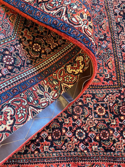 Fine Hand-Knotted Tribal Persian Bidjar Boukan Rug