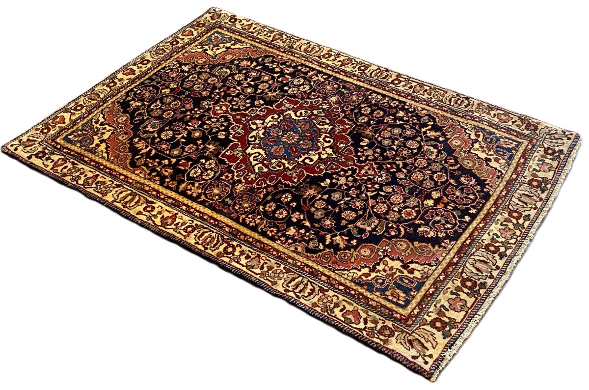 Hand-Knotted Persian Qazvin Rug