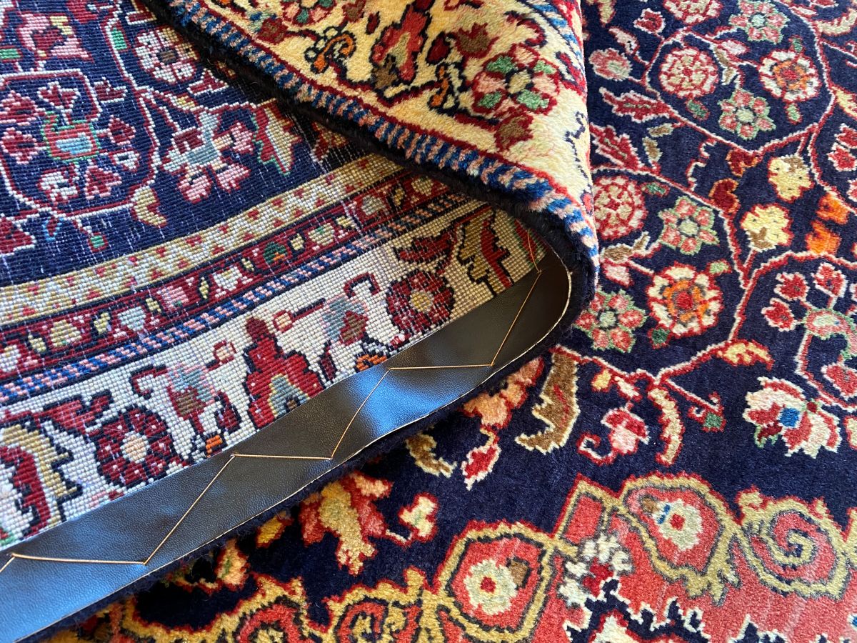 Hand-Knotted Persian Qazvin Rug