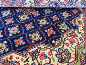 Superfine Hand-Knotted Persian Qum Carpet
