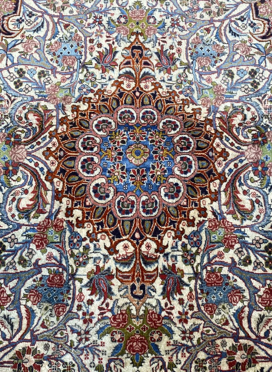 Hand-Knotted Persian Bidjar Carpet