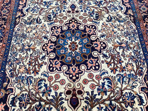 Hand-Knotted Persian Bidjar Carpet