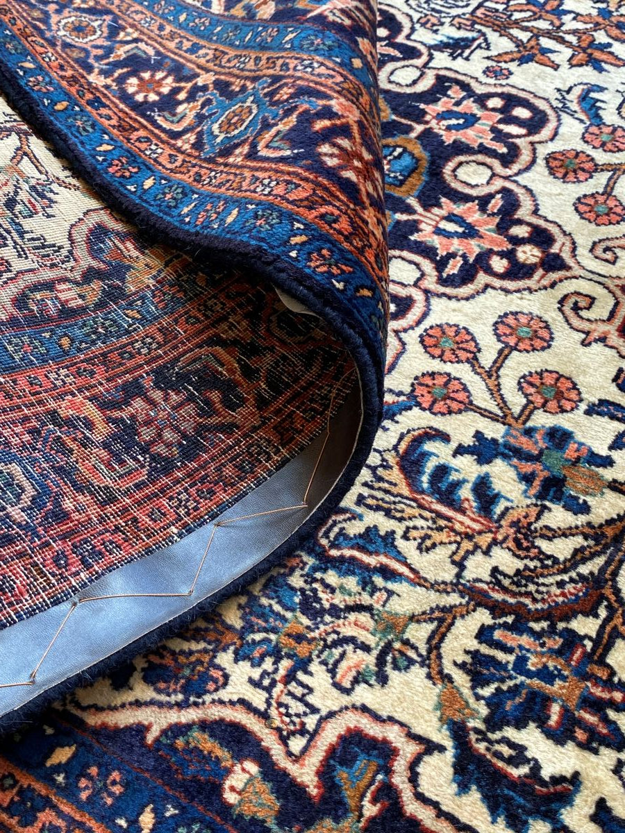 Hand-Knotted Persian Bidjar Carpet