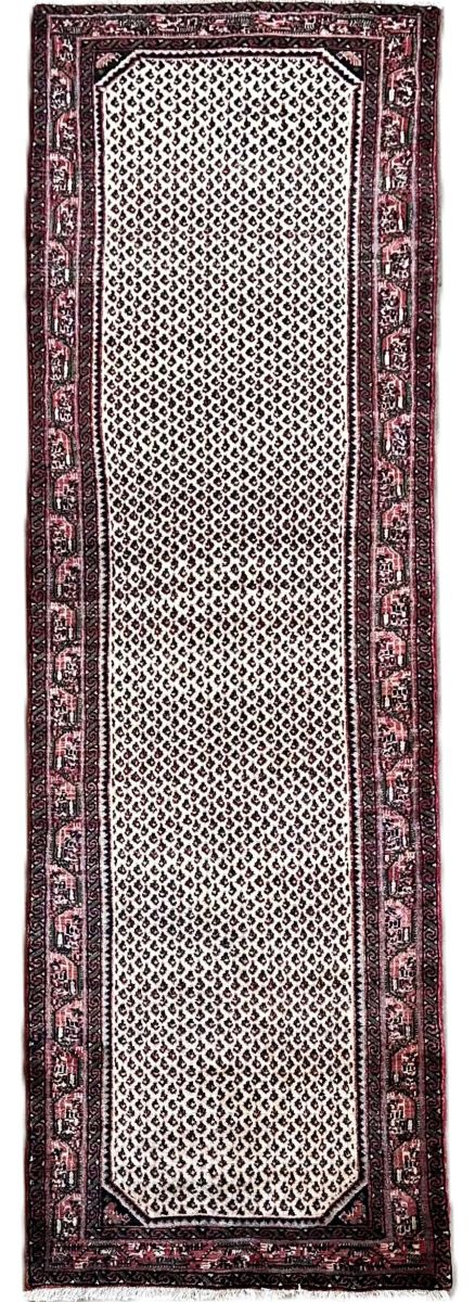 Hand-knotted Persian Mir Seraband Runner