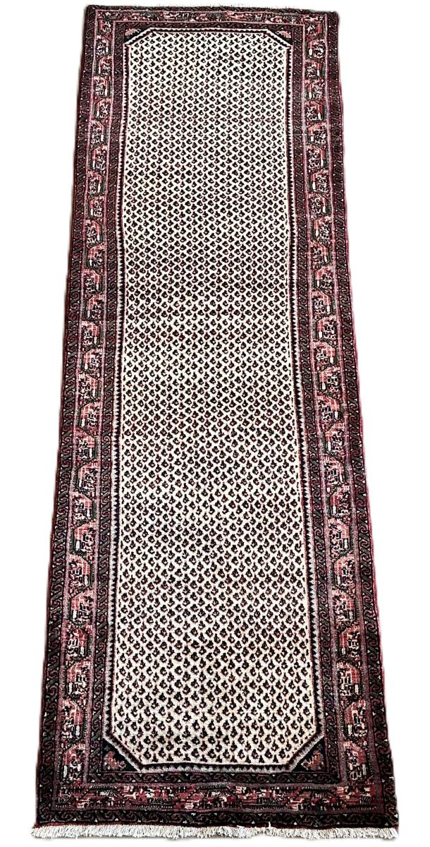 Hand-knotted Persian Mir Seraband Runner