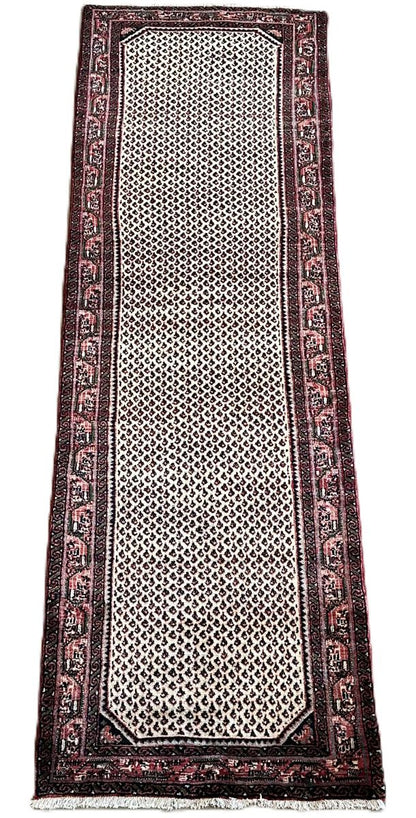 Hand-knotted Persian Mir Seraband Runner