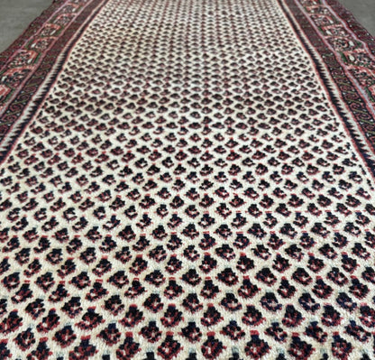 Hand-knotted Persian Mir Seraband Runner