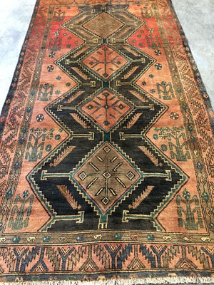 Handmade Tribal Persian Zagheh Rug