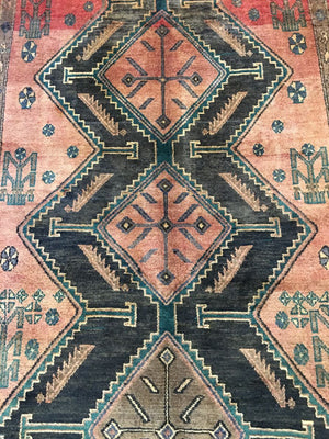 Handmade Tribal Persian Zagheh Rug