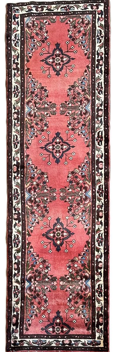 Traditional Hand-Knotted Persian Mehraban Runner
