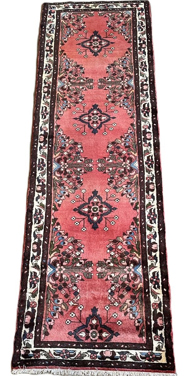 Traditional Hand-Knotted Persian Mehraban Runner