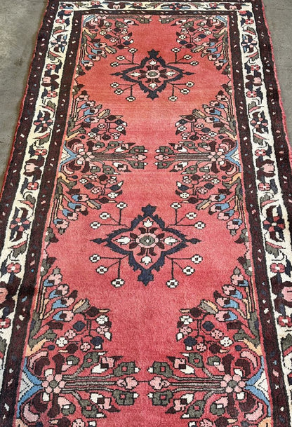 Traditional Hand-Knotted Persian Mehraban Runner