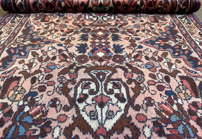Traditional Hand-Knotted Persian Mehraban Runner