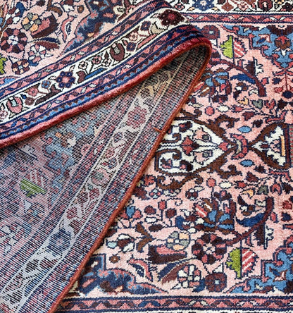 Traditional Hand-Knotted Persian Mehraban Runner