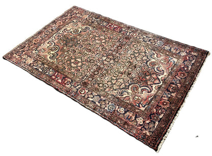 Hand-Knotted Tribal Persian Enjelas Rug