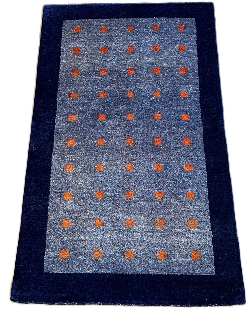 Hand-Knotted Tribal Persian Gabbeh Rug