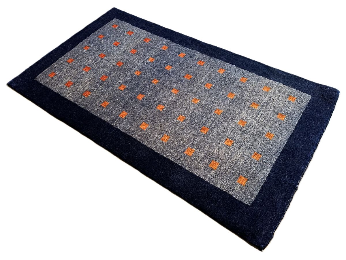 Hand-Knotted Tribal Persian Gabbeh Rug