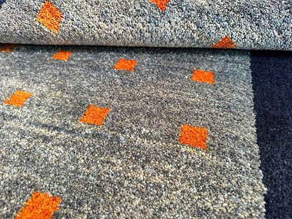 Hand-Knotted Tribal Persian Gabbeh Rug