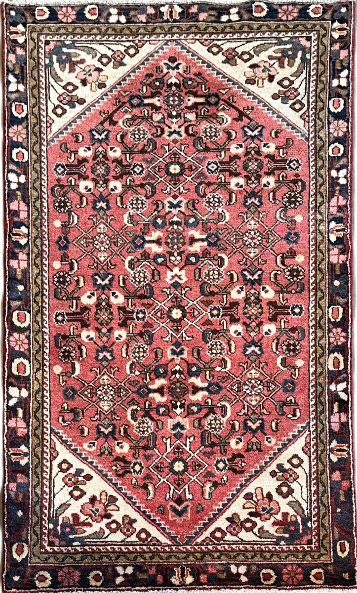 Hand-Knotted Tribal Persian Enjelas Rug