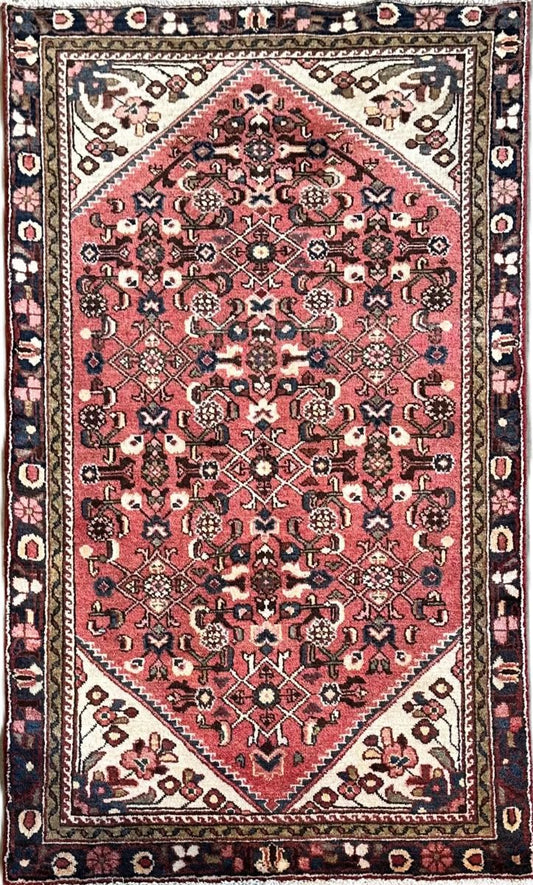 Hand-Knotted Tribal Persian Enjelas Rug