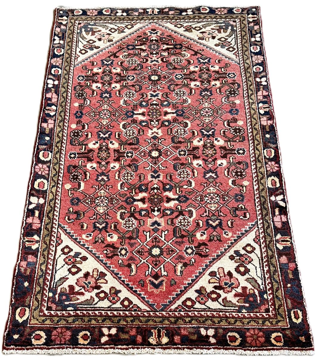 Hand-Knotted Tribal Persian Enjelas Rug