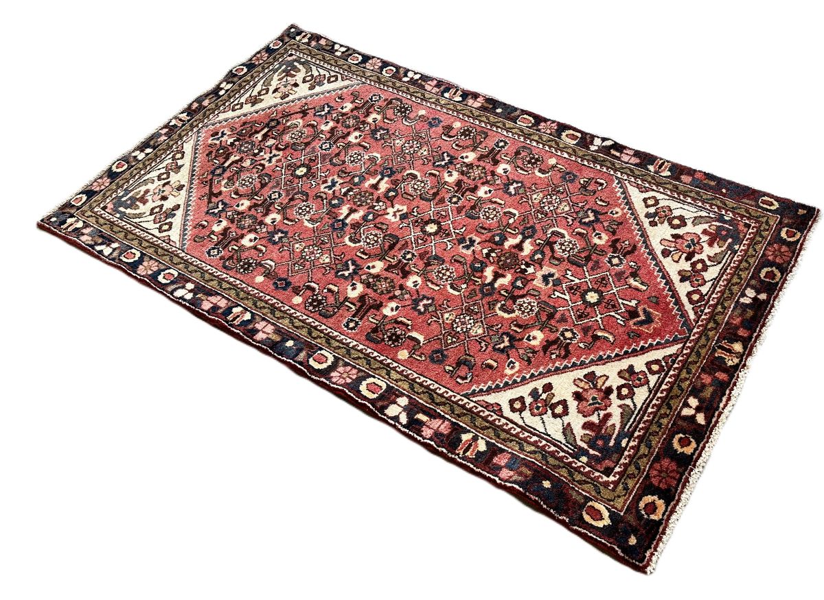 Hand-Knotted Tribal Persian Enjelas Rug