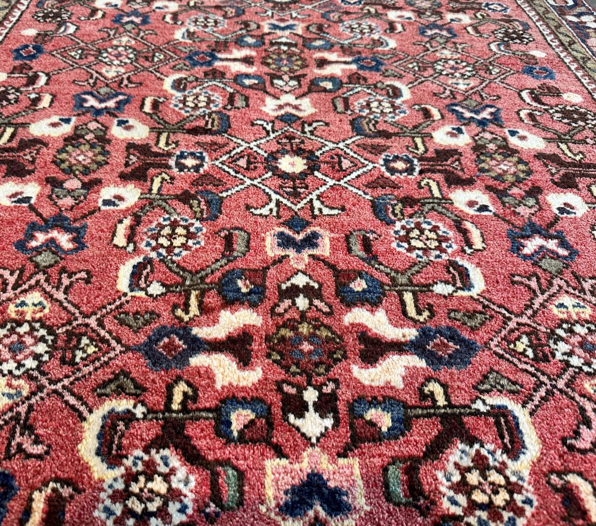 Hand-Knotted Tribal Persian Enjelas Rug