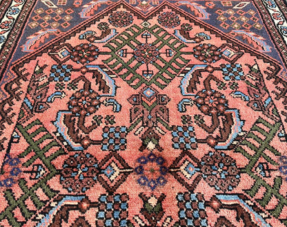 Hand-Knotted Tribal Persian Enjelas Rug