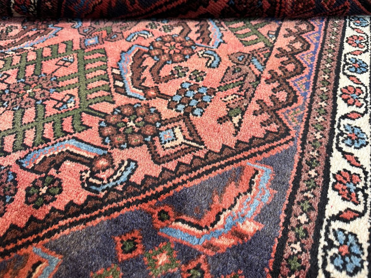 Hand-Knotted Tribal Persian Enjelas Rug