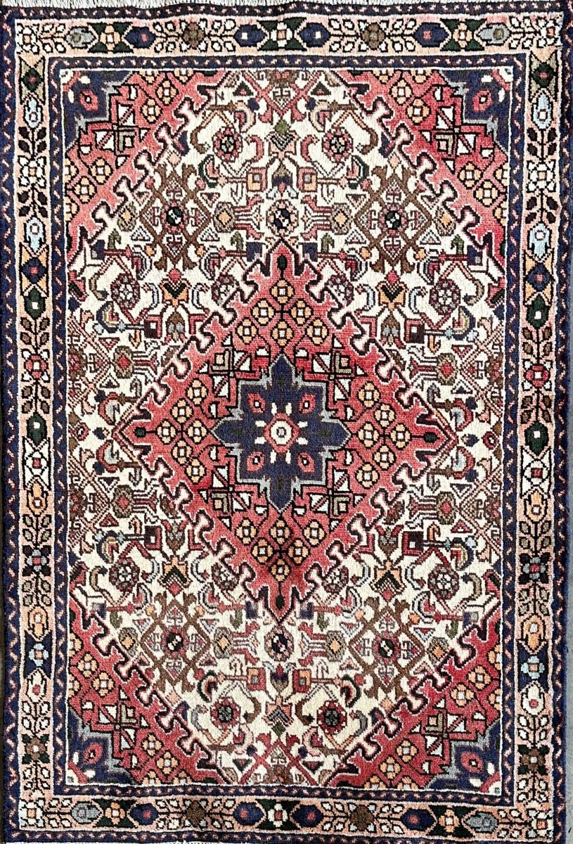 Hand-Knotted Tribal Persian Enjelas Rug