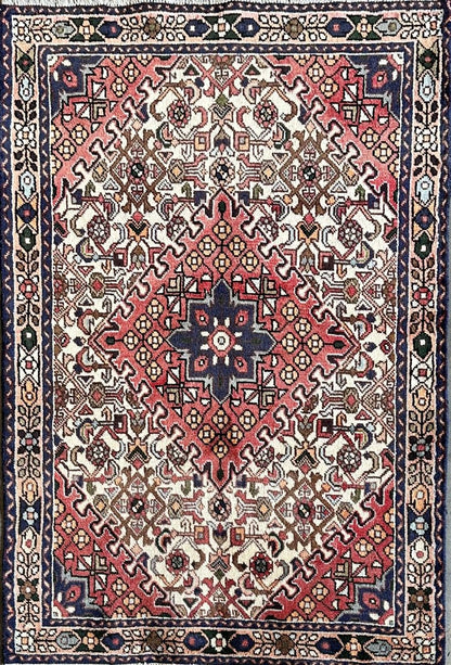 Hand-Knotted Tribal Persian Enjelas Rug