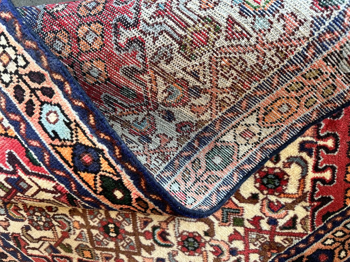 Hand-Knotted Tribal Persian Enjelas Rug