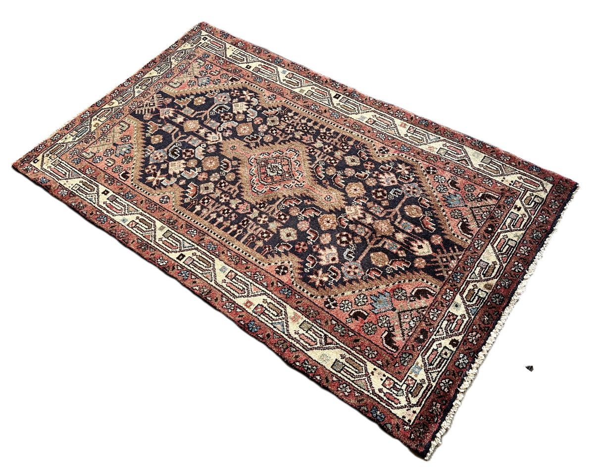 Hand-Knotted Tribal Persian Tajabad Rug