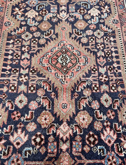 Hand-Knotted Tribal Persian Tajabad Rug