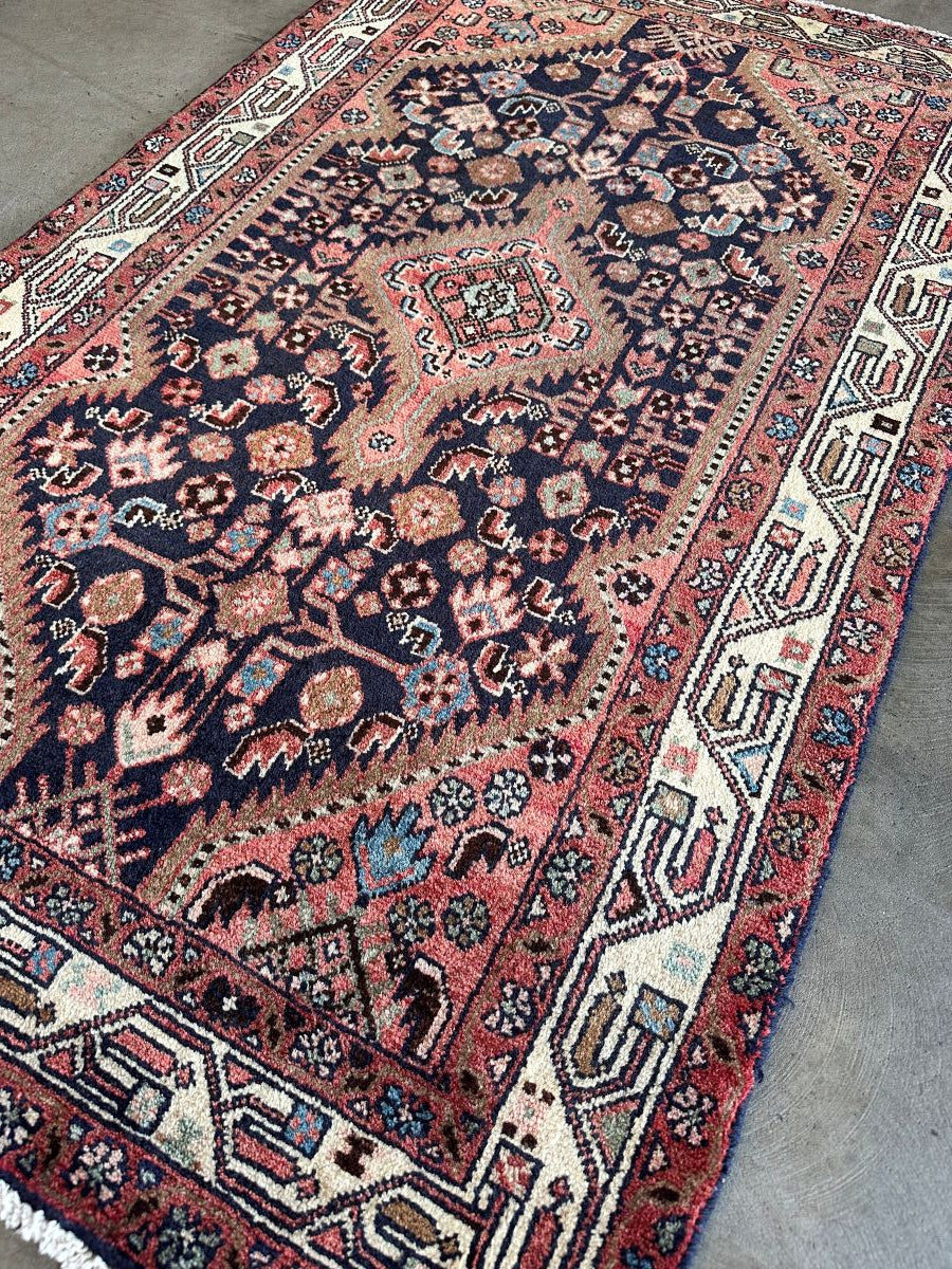 Hand-Knotted Tribal Persian Tajabad Rug