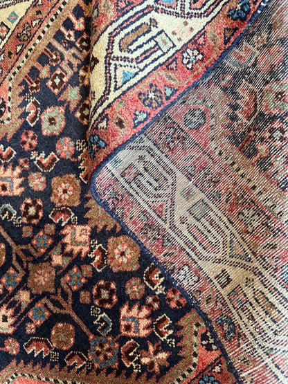 Hand-Knotted Tribal Persian Tajabad Rug