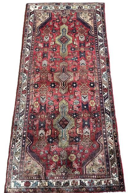 Hand-Knotted Tribal Persian Tajabad Rug